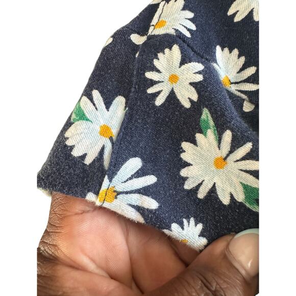 Old Navy Blue Floral Print Plus Career Office Work Business Pixie Pants Size 20 - Picture 3 of 13